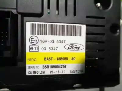 Автозапчасти б/у многофункциональный дисплей за ford fiesta (cb1) 1.4 tdci cat ссылки oem iam ba6t18b955ac  