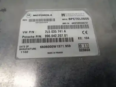 Second-hand car spare part electronic module for porsche cayenne (typ 9pa) s oem iam references 7l5035741a  99664220701
