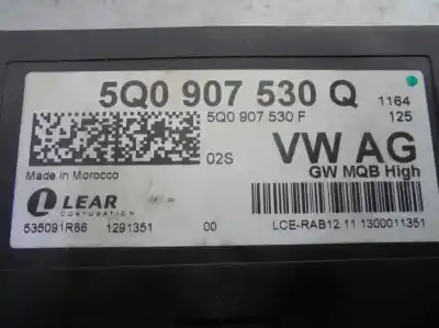 Автозапчастина б/у електронний модуль для seat leon (5f1) 1.6 tdi посилання на oem iam 5q0907530q  535091r86