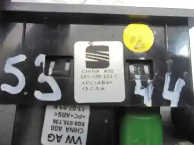 Автозапчасти б/у аудиосистема / радио cd за seat leon (5f1) 1.6 tdi ссылки oem iam 5f0035222c  