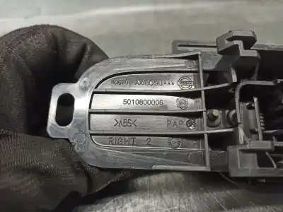 Second-hand car spare part interior right front handle for nissan note (e11e) visia oem iam references 5010800006  