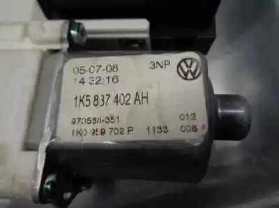 Автозапчастина б/у регулятор переднього правого скла для volkswagen jetta (1k2) 1.4 16v tsi посилання на oem iam 1k5837402ah  
