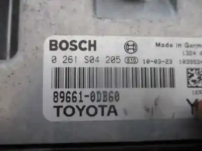 Автозапчасти б/у блок управления двигателем за toyota yaris (_p9_) 1.0 vvt-i (ksp90_) ссылки oem iam 896610db60  0261s04205