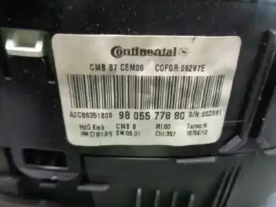 Peça sobressalente para automóvel em segunda mão quadrante por citroen ds4 design referências oem iam 9805577880  9805341480