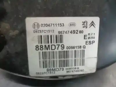 Peça sobressalente para automóvel em segunda mão servo freio por citroen ds4 design referências oem iam 9674749280 0204711153 bosch 