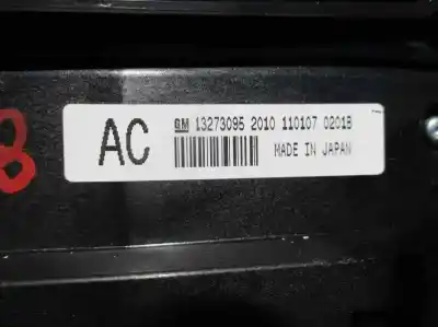 Peça sobressalente para automóvel em segunda mão comando de sofagem (chauffage / ar condicionado) por opel insignia a sedán (g09) 2.0 cdti (69) referências oem iam 13273095  13321292