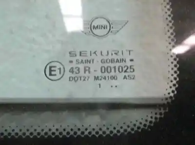 Автозапчасти б/у заднее правое окно за mini mini (r50,r53) 1.6 16v cat 116 cv / 85 kw ссылки oem iam  cesdta 11 