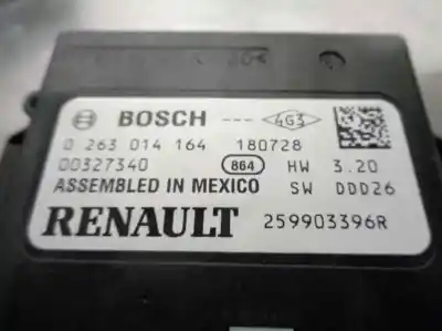 Second-hand car spare part electronic module for renault scenic iv grand limited oem iam references 259903396r  0263014164