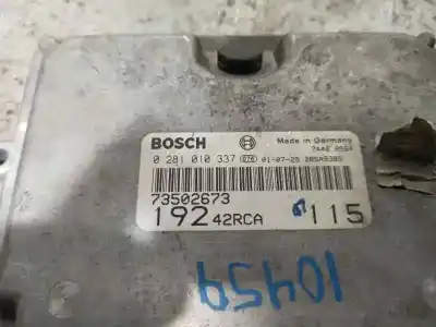 Second-hand car spare part ecu engine control for fiat stilo (192) 1.9 jtd cat oem iam references 73502673  0281010337