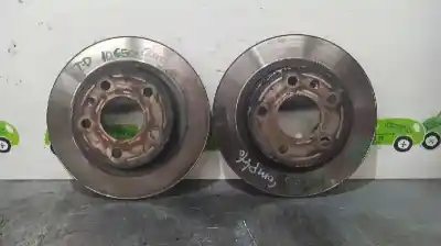 Peça sobressalente para automóvel em segunda mão disco de travão traseiro por opel meriva b 1.3 16v cdti referências oem iam 