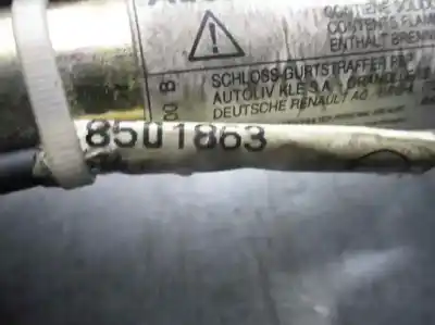 Автозапчастина б/у правий натяжач подушки безпеки для renault clio ii fase i (b/cbo) 1.9 dti diesel 80 cv / 59 kw посилання на oem iam 5505872aaf  8501863