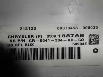 Second-hand car spare part dashboard for fiat freemont (345_) 2.0 jtd oem iam references 05091887ab  58994e