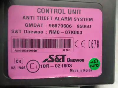 Second-hand car spare part electronic module for chevrolet spark 1.0 cat oem iam references 96879506  