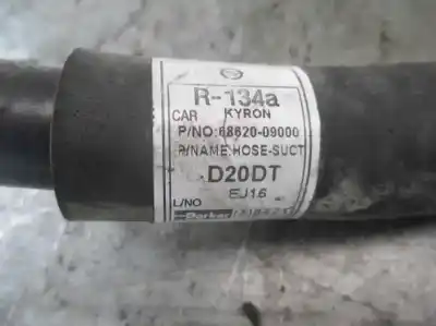 Second-hand car spare part air conditioning pipes for ssangyong actyon 2.0 td cat oem iam references 6862009000  