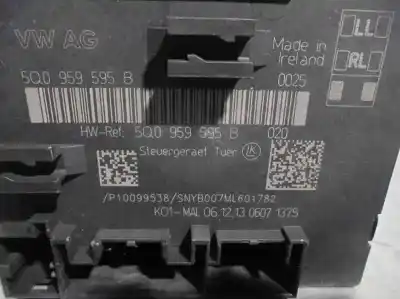 Peça sobressalente para automóvel em segunda mão módulo de confort / bsi /bcm por audi a3 (8v) 1.6 tdi referências oem iam 5q0959592b  