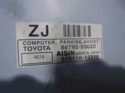 Peça sobressalente para automóvel em segunda mão módulo eletrônico por lexus is 200 (ds2/is2) d-cat referências oem iam 8679253020  51611012210