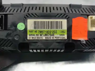Second-hand car spare part climate control for ford focus lim. (cb4) titanium oem iam references 7m5t18c612  