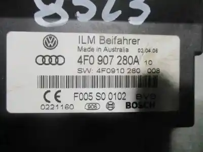 Автозапчасти б/у электронный модуль за audi a6 berlina (4f2) 3.0 tdi quattro (165kw) ссылки oem iam 4f0907280a f005s00102 bosch 