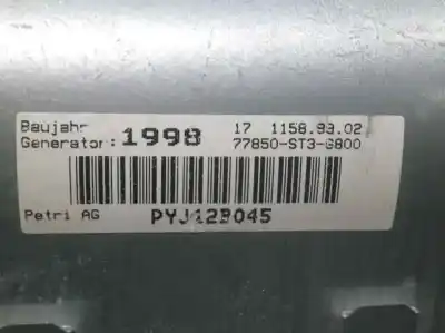 Автозапчастина б/у передня права подушка безопасности для honda civic aerodeck (mb/mc) 1.5 посилання на oem iam 77850st3g800  pyj123045