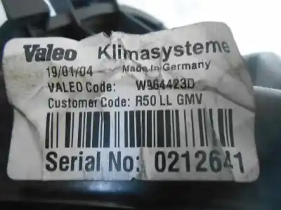 Peça sobressalente para automóvel em segunda mão motor de sofagem por mini mini (r50,r53) one referências oem iam   964423d