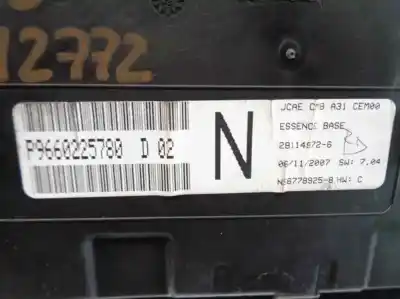 Peça sobressalente para automóvel em segunda mão quadrante por citroen c3 1.4 referências oem iam 9660225780  281149726