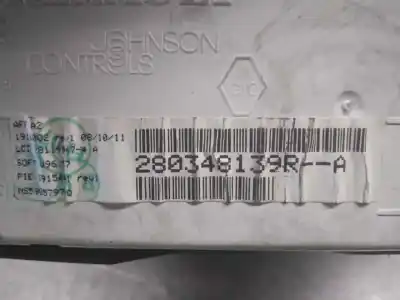 Second-hand car spare part multifunction display for nissan note (e11e) visia oem iam references 280348139r  