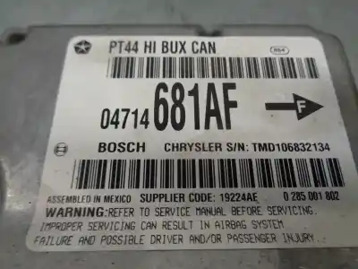 Автозапчасти б/у блок управления подушками безопасности за chrysler pt cruiser (pt) 2.2 crd classic ссылки oem iam 04714681af  