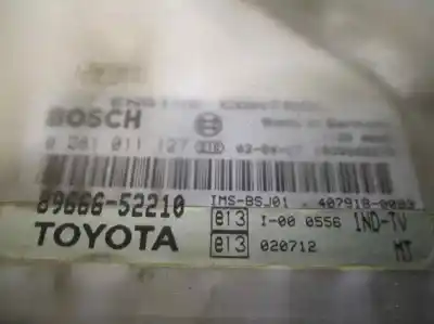 Second-hand car spare part ecu engine control for toyota yaris verso (ncp2/nlp2) 1.4 d-4d linea luna oem iam references 8966652210  0281011127