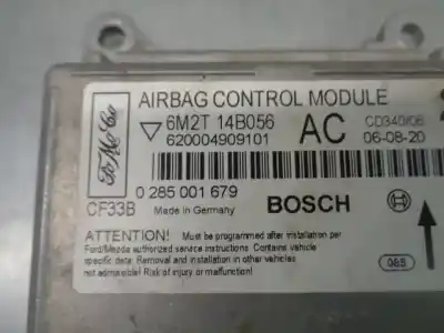 Second-hand car spare part airbag control unit for ford s-max (ca1) titanium oem iam references 6m2t14b056ac  0285001679