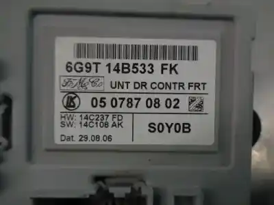 Second-hand car spare part electronic module for ford s-max (ca1) titanium oem iam references 6g9t14b533fk  0507870802