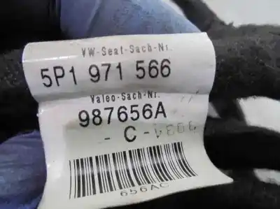 Peça sobressalente para automóvel em segunda mão motor de sofagem por seat leon (1p1) 1.9 tdi referências oem iam 5p1971566  987656a
