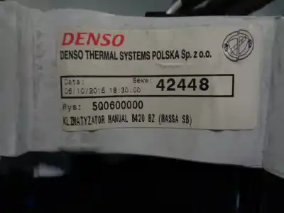 İkinci el araba yedek parçası isitma / klima kontrolü için ford ka (ru8) 1.2 oem iam referansları 5h0140100  1830994