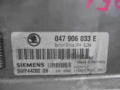 Автозапчасти б/у блок управления двигателем за skoda fabia (6y2/6y3) 1.4 ссылки oem iam 047906033e  5wp4420209