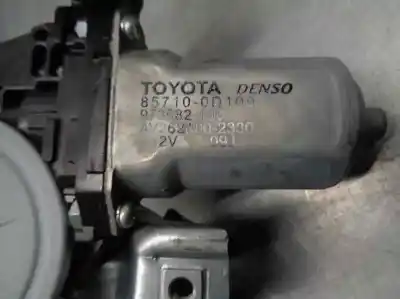Автозапчастина б/у регулятор переднього правого скла для toyota auris (_e15_) 1.4 d-4d (nde150_) посилання на oem iam 857100d100  