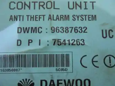 Second-hand car spare part electronic module for chevrolet tacuma 1.6 cat oem iam references 96387632  7541263