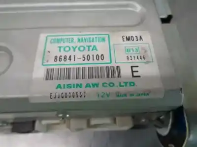 Second-hand car spare part gps navigation system for lexus ls430 (ucf30) básico (07.2003->) oem iam references 8684150100  