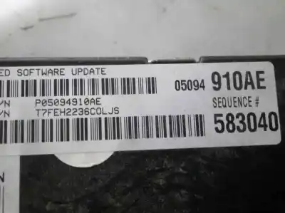Second-hand car spare part ecu engine control for chrysler 300 c 3.5 oem iam references p05094910ae  