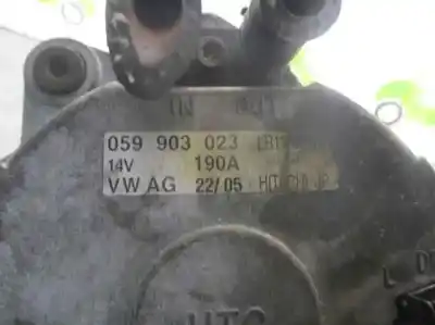 Second-hand car spare part alternator for volkswagen touareg (7la, 7l6, 7l7) 3.0 v6 tdi oem iam references 059903023  