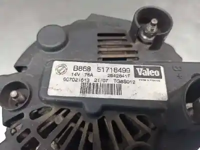 Second-hand car spare part alternator for lancia ypsilon (101) 1.3 jtd 16v oem iam references 51718499  2542841f
