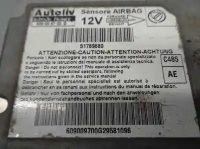 Second-hand car spare part airbag control unit for lancia ypsilon (101) 1.3 jtd 16v oem iam references 51789680  609009700