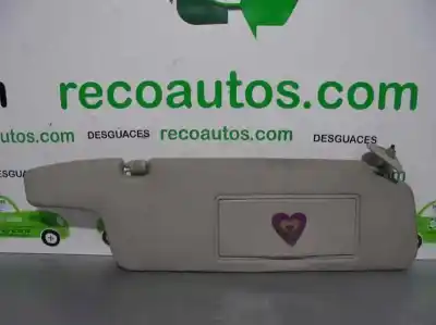 Peça sobressalente para automóvel em segunda mão para-sol direito por land rover range rover (lp) 2.5 turbodiesel referências oem iam edq501460nug