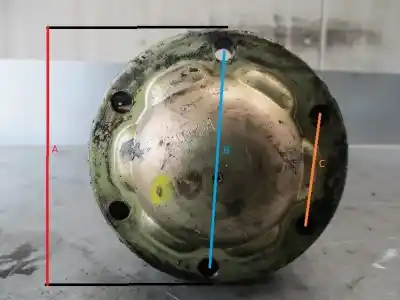 Автозапчастина б/у трансмісія задня ліва для audi a4 b6 avant (8e5) 2.5 tdi quattro посилання на oem iam 8e0501203k  