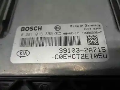 Second-hand car spare part ecu engine control for kia cee´d 1.6 crdi cat oem iam references 391032a715  0281013399
