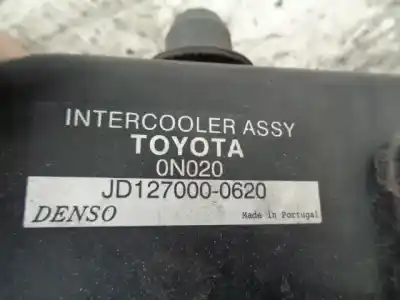 İkinci el araba yedek parçası intercooler için toyota yaris (_p9_) 1.4 d-4d (nlp90_) oem iam referansları 179000n020  1270000620