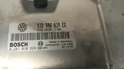 Second-hand car spare part ecu engine control for skoda superb i (3u4) 1.9 tdi oem iam references 038906019eg  0281010928