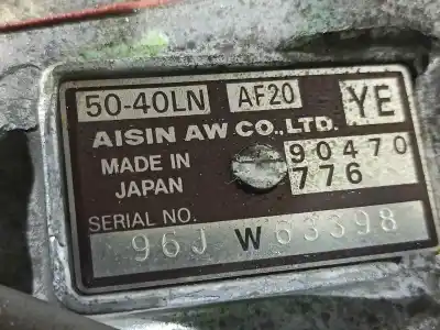 Second-hand car spare part gearbox for opel vectra b berlina básico (1999->) oem iam references 5040ln 96jw63398 90470776