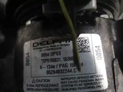 Second-hand car spare part air conditioning compressor for nissan qashqai / qashqai +2 i (j10, nj10, jj10e) 1.5 dci oem iam references 55300359  0854dpss