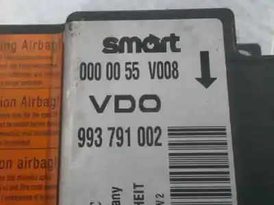 Second-hand car spare part airbag control unit for smart micro compact car 0.6 oem iam references 0000055v008  993791002