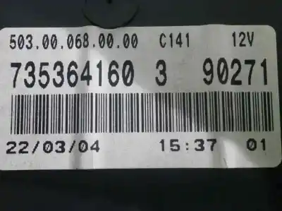 Second-hand car spare part dashboard for fiat idea (135) 1.9 multijet emotion (i) oem iam references 503000680000  735364160390271