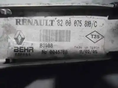 Автозапчастина б/у інтеркулер для renault espace iv (jk0) (2002->) 2.2 dci (jk07) посилання на oem iam 8200075810c  b3988